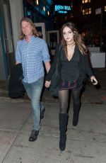 ELIZABETH GILLIES Night Out in New York