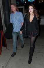ELIZABETH GILLIES Night Out in New York