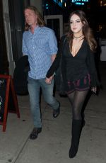 ELIZABETH GILLIES Night Out in New York