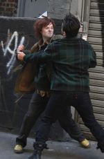 ELLE FANNING on the Set of Three Generations in Brooklyn