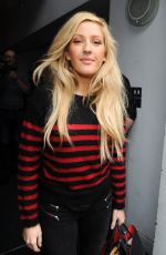ELLIE GOULDING Arrives for Band Aid 30 Recording in London