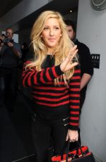 ELLIE GOULDING Arrives for Band Aid 30 Recording in London