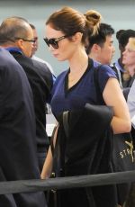 EMILY BLUNT at LAX Aisport in Los Angeles 2111