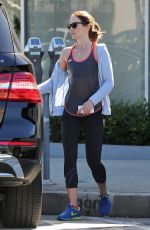 EMILY BLUNT in Leggings Leaves a Gym in Beverly Hills 0511