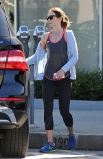 EMILY BLUNT in Leggings Leaves a Gym in Beverly Hills 0511