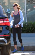 EMILY BLUNT in Leggings Leaves a Gym in Beverly Hills 0511