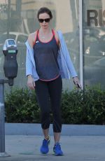 EMILY BLUNT in Leggings Leaves a Gym in Beverly Hills 0511