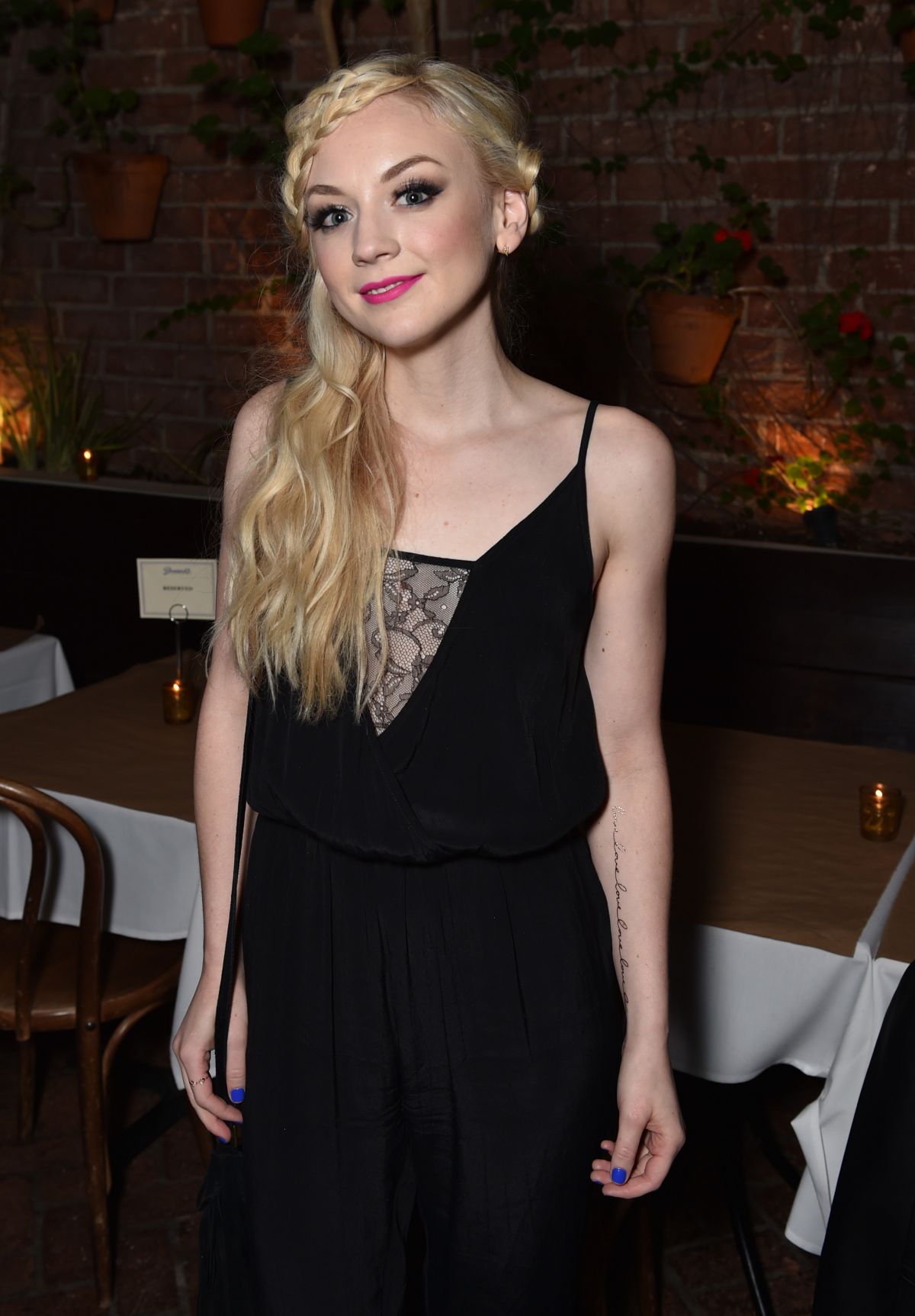 EMILY KINNEY at AMC Holiday Party in Hollywood – HawtCelebs
