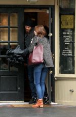 EMMA STONE Celebrates Her Birthday with Andrew Garfield and Her Mother Krista