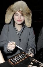 EMMA STONE Leaves Studio 54 in New York 1811