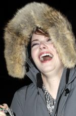 EMMA STONE Leaves Studio 54 in New York 1811