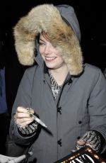 EMMA STONE Leaves Studio 54 in New York 1811
