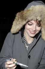 EMMA STONE Leaves Studio 54 in New York 1811
