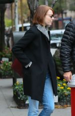 EMMA STONE Out and About in New York 3110