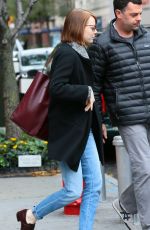 EMMA STONE Out and About in New York 3110