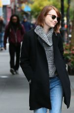 EMMA STONE Out and About in New York 3110