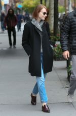 EMMA STONE Out and About in New York 3110