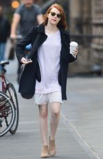 EMMA STONE Out for Coffee in New York 2411