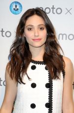 EMMY ROSSUM at Moto X Film Experience Premiere in West Hollywood