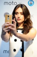 EMMY ROSSUM at Moto X Film Experience Premiere in West Hollywood