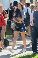 EMMY ROSSUM in Cutoff at NKLA Adoption Event in Los Angeles