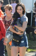 EMMY ROSSUM in Cutoff at NKLA Adoption Event in Los Angeles