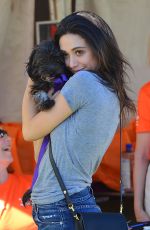 EMMY ROSSUM in Cutoff at NKLA Adoption Event in Los Angeles