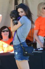 EMMY ROSSUM in Cutoff at NKLA Adoption Event in Los Angeles