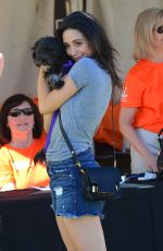 EMMY ROSSUM in Cutoff at NKLA Adoption Event in Los Angeles