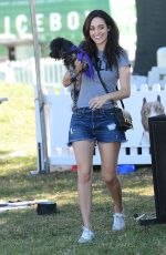 EMMY ROSSUM in Cutoff at NKLA Adoption Event in Los Angeles