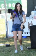 EMMY ROSSUM in Cutoff at NKLA Adoption Event in Los Angeles