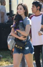 EMMY ROSSUM in Cutoff at NKLA Adoption Event in Los Angeles
