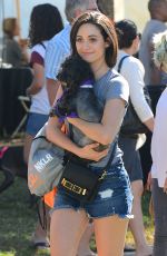 EMMY ROSSUM in Cutoff at NKLA Adoption Event in Los Angeles