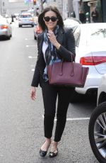 EMMY ROSSUM Leaves a Nail Salon in Los Angeles 1211