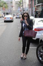 EMMY ROSSUM Leaves a Nail Salon in Los Angeles 1211