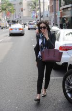 EMMY ROSSUM Leaves a Nail Salon in Los Angeles 1211