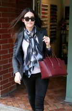 EMMY ROSSUM Leaves a Nail Salon in Los Angeles 1211