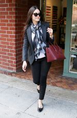 EMMY ROSSUM Leaves a Nail Salon in Los Angeles 1211