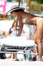 EVA LONGORIA in Bikini at a Beach in Miami 0711