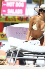 EVA LONGORIA in Bikini at a Beach in Miami 0711