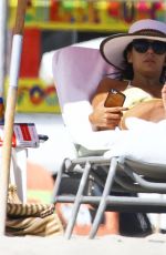 EVA LONGORIA in Bikini at a Beach in Miami 0711