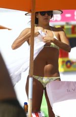 EVA LONGORIA in Bikini at a Beach in Miami 0711