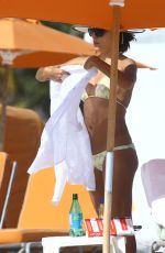 EVA LONGORIA in Bikini at a Beach in Miami 0711