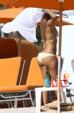 EVA LONGORIA in Bikini at a Beach in Miami 0711