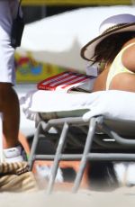 EVA LONGORIA in Bikini at a Beach in Miami 0711