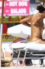 EVA LONGORIA in Bikini at a Beach in Miami 0711