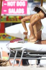 EVA LONGORIA in Bikini at a Beach in Miami 0711