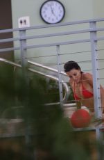 EVA LONGORIA in Bikini at a Pool in Miami 2411
