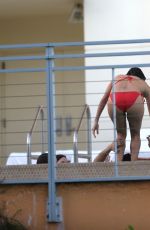 EVA LONGORIA in Bikini at a Pool in Miami 2411