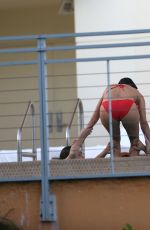 EVA LONGORIA in Bikini at a Pool in Miami 2411